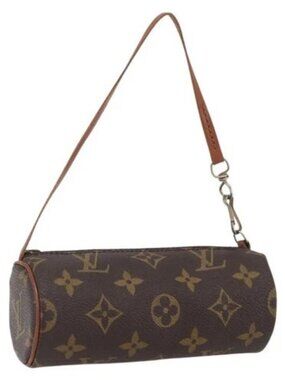 LOUIS VUITTON Monogram Papillon Pouch LV Auth